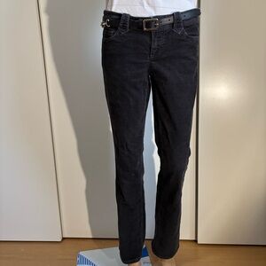 Vintage Tommy Hilfiger Black corduroy bootcut Women's Jeans size 2